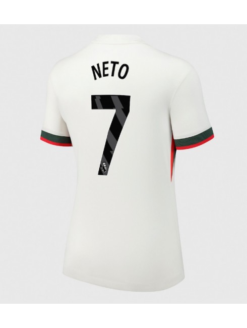 Chelsea Pedro Neto #7 Replika Borta Kläder Dam 2025-26 Kortärmad Chelsea Pedro Neto #7 Replika Borta Kläder Dam 2025-26 Kortärmad